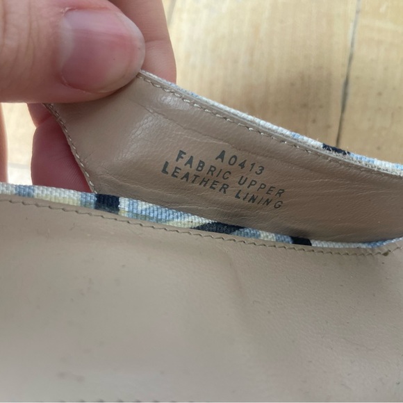 J Crew Fabric Slingback Pumps Size 6‎ Womens Dusty Sky $278 High-Heels - Picture 12 of 12